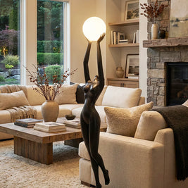 Stursa Sculpture Figure Floor Lamp