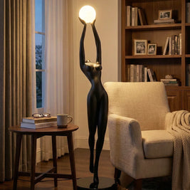 Stursa Sculpture Figure Floor Lamp