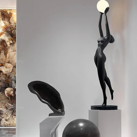 Stursa Sculpture Figure Floor Lamp