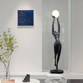 Stursa Sculpture Figure Floor Lamp