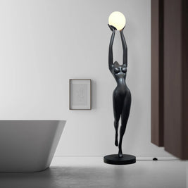 Stursa Sculpture Figure Floor Lamp