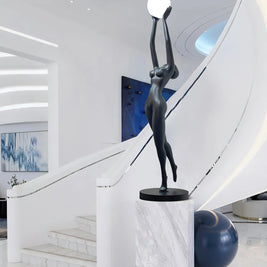 Stursa Sculpture Figure Floor Lamp