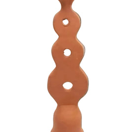 Moroccan Unglazed Terracotta Candle Holder- Infinity
