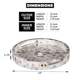 Decorative Tray Discovery Jewel Petit Mother of Pearl Inlay – 12
