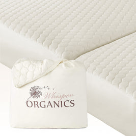 Organic Cotton Quilted Mattress Pad Protector