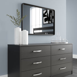 Finch - Six Drawer Dresser - 29'' Height - Black