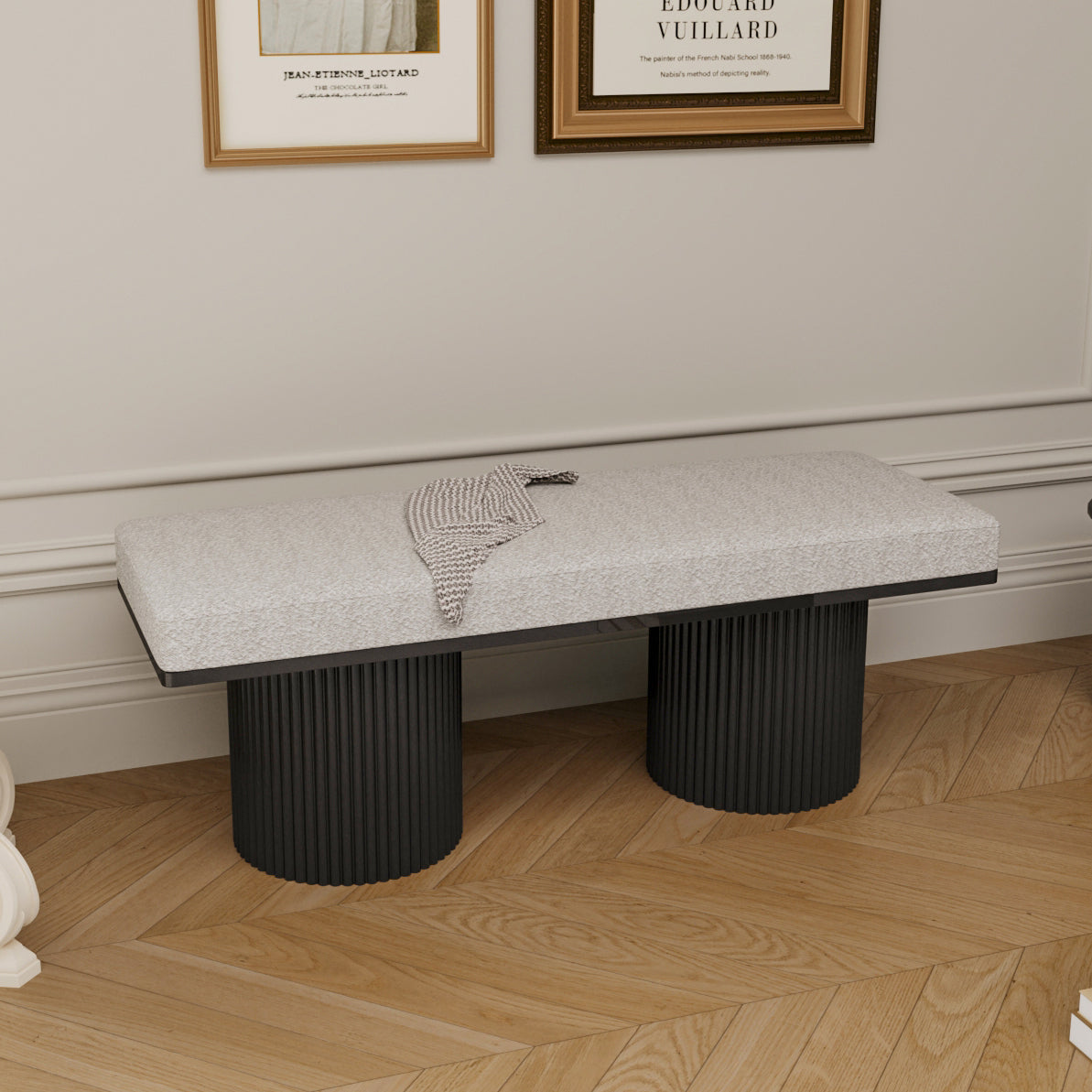 Upholstered Bench with Modern Style and Comfort