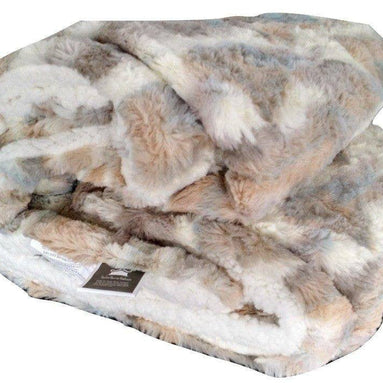 Tache Luxurious Russian Lynx Faux Fur Throw Blanket (DY12)