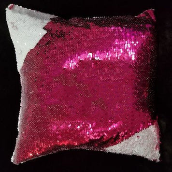Sequins Throw Pillowcase with Custom Photo
