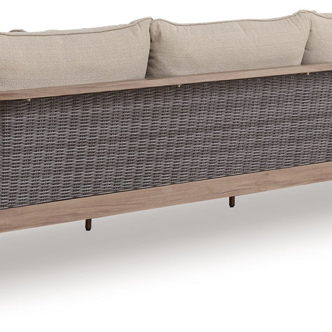 Harmony Headlands - Sofa With Cushion - Natural / Gray