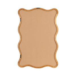 Rahfy Rattan Rectangle Scallop Mirror