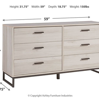 Socalle - Six Drawer Dresser