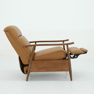 Hampton (B) - Recliner Push Thru The Arms - Santa Fe-Brandy