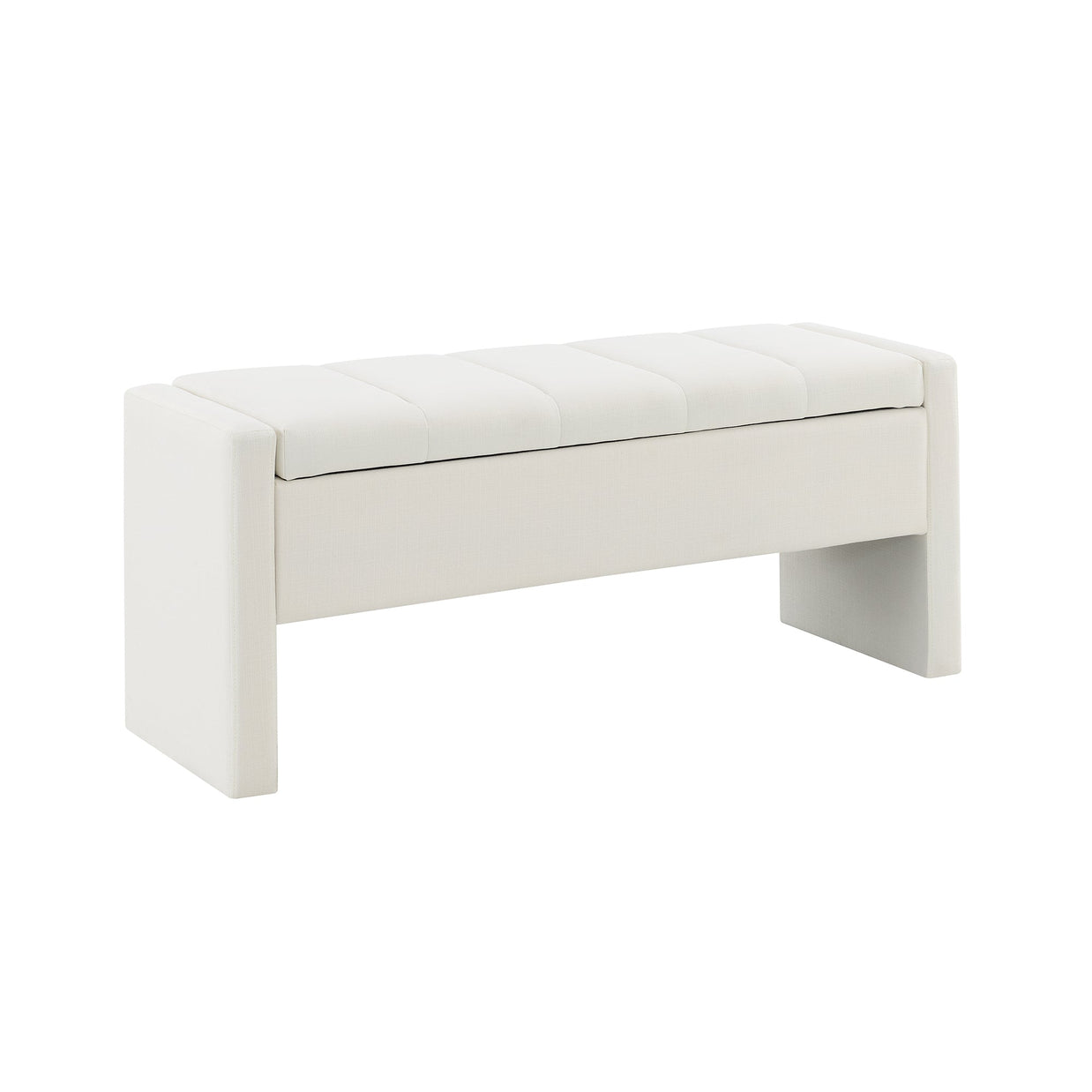 Modern Bed End Bench with Storage