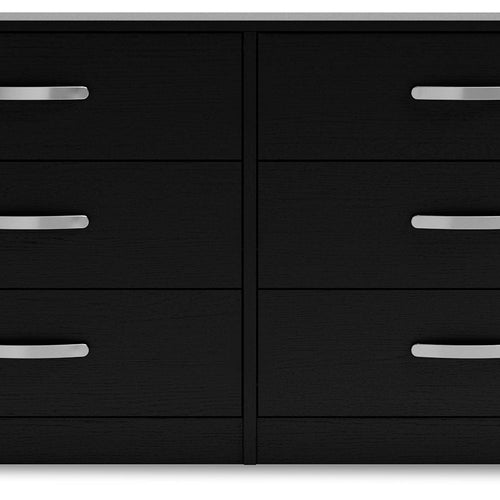 Finch - Six Drawer Dresser - 29'' Height - Black