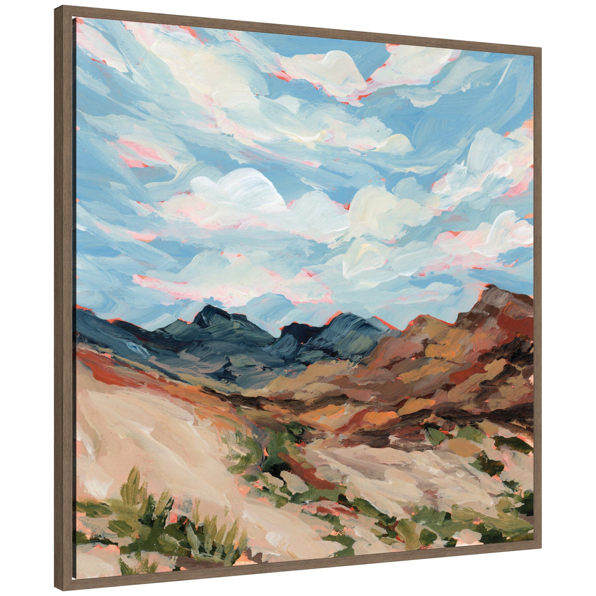 Nevada by Emily Kenney Framed Canvas Wall Art Print