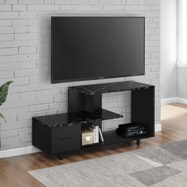 TV Stand, Console, Media Entertainment Center, Storage Drawer, Contemporary