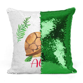 Sequins Throw Pillowcase with Custom Photo