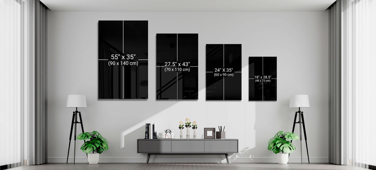 Purple Dance Glass Wall Art  || Designer Collection