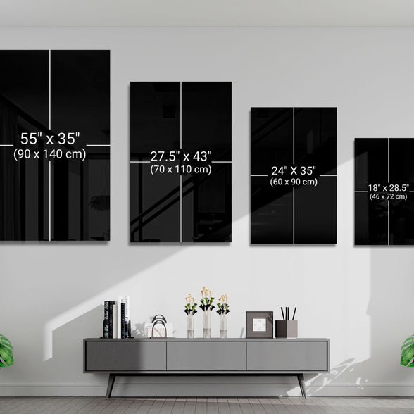Purple Dance Glass Wall Art  || Designer Collection