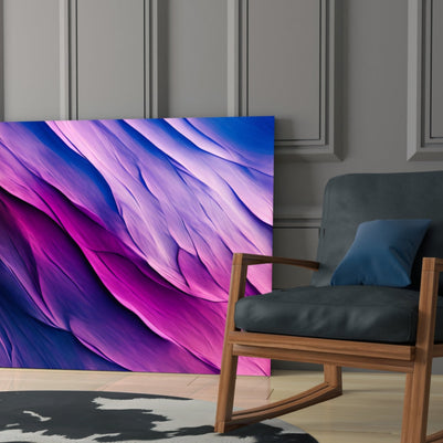 Purple Dance Glass Wall Art  || Designer Collection