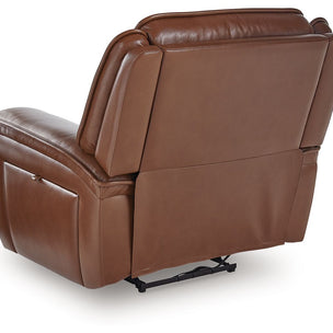 Healy Pier - Power Recliner / Adj Headrest - Chocolate