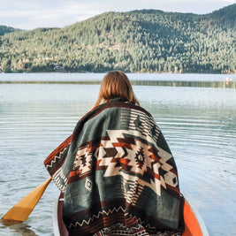 Wylde Brigade - Quilotoa Aztec Reversible Blanket Throw