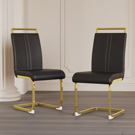 Side Dining Room Chair, Padded Seat High Back
