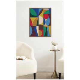 Abstract 03 by Rachel Lee Framed Canvas Wall Art Print