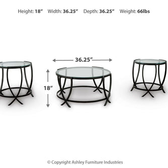 Tarrin - Occasional Table Set (Set of 3) - Black