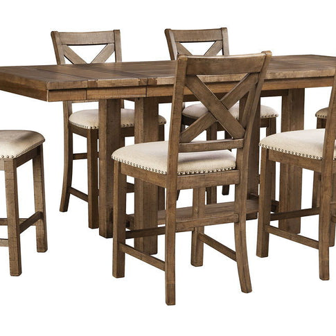 Moriville - Rectangular Dining Table Set - Counter Height