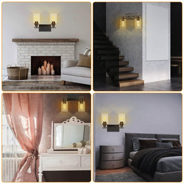 Light Wall Scone Lighting with Clear Glass