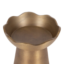 Alessia Metal Pillar Candle Holder Set