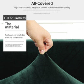 Stretchable Couch Cover Lounge  Sofa Slipcover  Furniture Cover Machine Washable Elasticated Sofa Covers Chaise Longue For Living Room Corner Armchair Elastic Cushion Couch Furniture 3 Seater Slipcover For Home