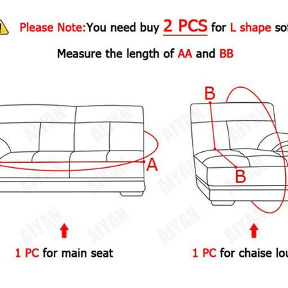 Stretchable Couch Cover Lounge  Sofa Slipcover  Furniture Cover Machine Washable Elasticated Sofa Covers Chaise Longue For Living Room Corner Armchair Elastic Cushion Couch Furniture 3 Seater Slipcover For Home