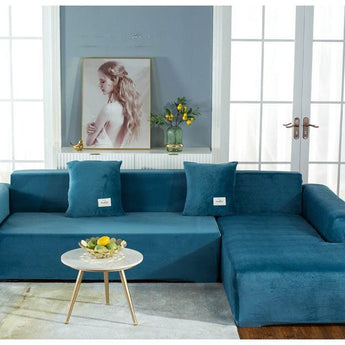 Stretchable Couch Cover Lounge  Sofa Slipcover  Furniture Cover Machine Washable Elasticated Sofa Covers Chaise Longue For Living Room Corner Armchair Elastic Cushion Couch Furniture 3 Seater Slipcover For Home