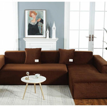 Stretchable Couch Cover Lounge  Sofa Slipcover  Furniture Cover Machine Washable Elasticated Sofa Covers Chaise Longue For Living Room Corner Armchair Elastic Cushion Couch Furniture 3 Seater Slipcover For Home