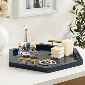 Halsey Hexagon Decorative Tray