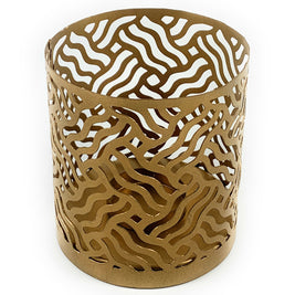 Votive Candle Holders Set of 2 Gold