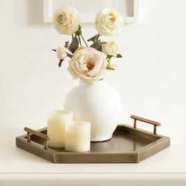 Halsey Hexagon Decorative Tray