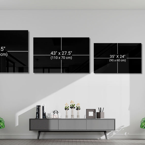Purple Dance Glass Wall Art  || Designer Collection