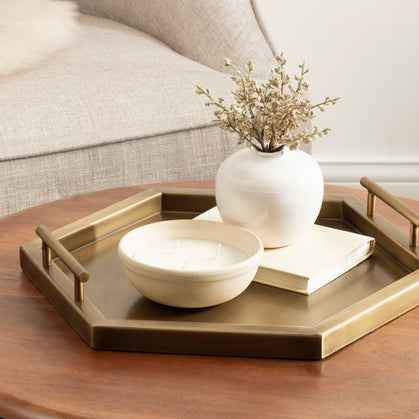Halsey Hexagon Decorative Tray